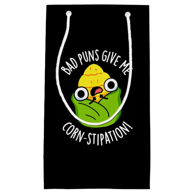 Schlechte Gewehre geben mir Maisstipation Mais Pun Kleine Geschenktüte (Vorderseite)