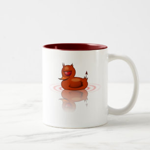 Schlechte Gummiente Zweifarbige Tasse