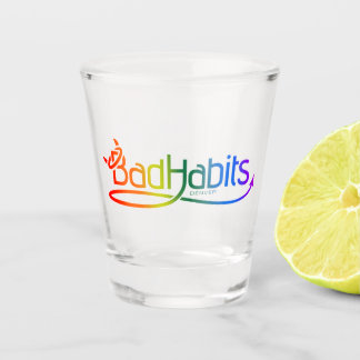 Schlechte Habits Denver RegenbogenschussGlas Schnapsglas