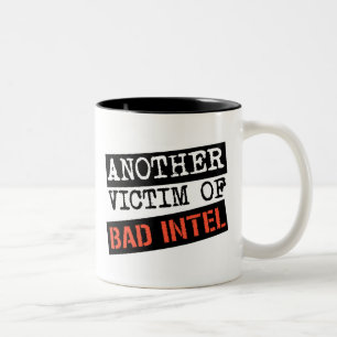 SCHLECHTE INTEL-Tasse Zweifarbige Tasse