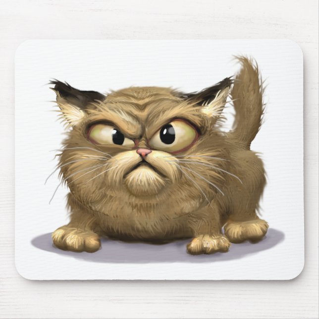 Schlechte Katze Mousepad (Vorne)