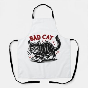 Schlechte Katze Schürze