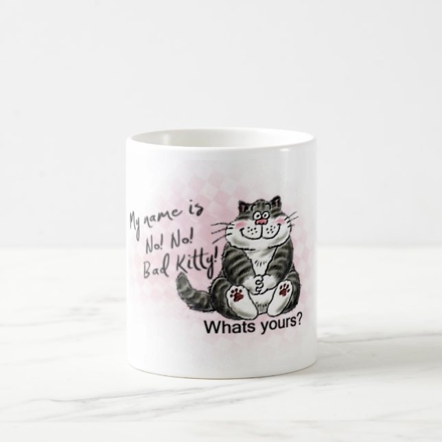 Schlechte Kitty-Tasse Kaffeetasse (Mittel)