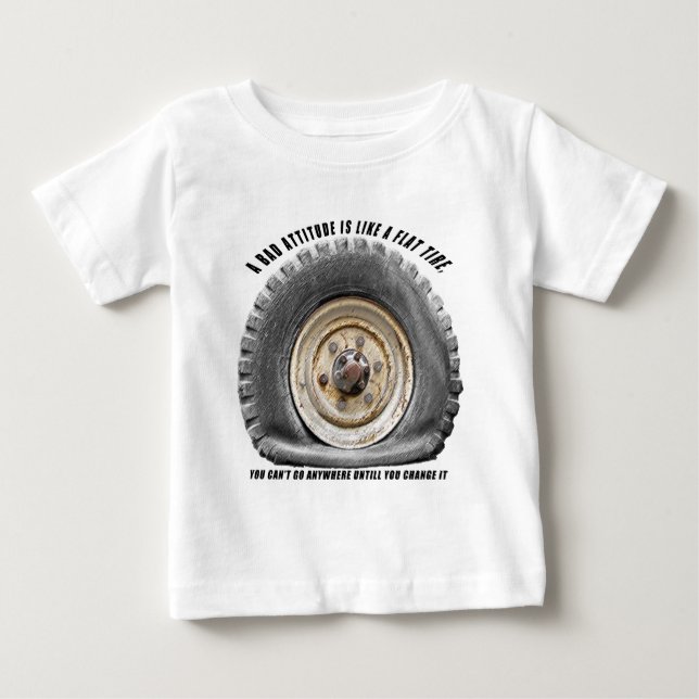 Schlechte Lage wie flacher Tritt Baby T-shirt (Vorderseite)