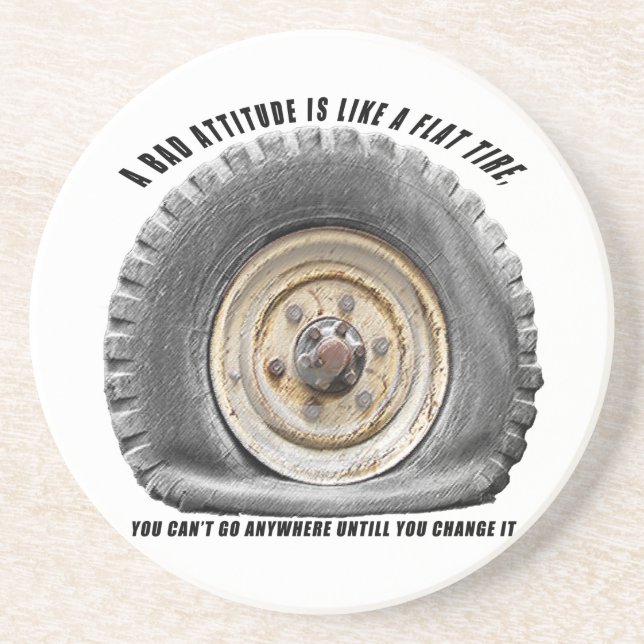 Schlechte Lage wie flacher Tritt Sandstein Untersetzer (Vorne)