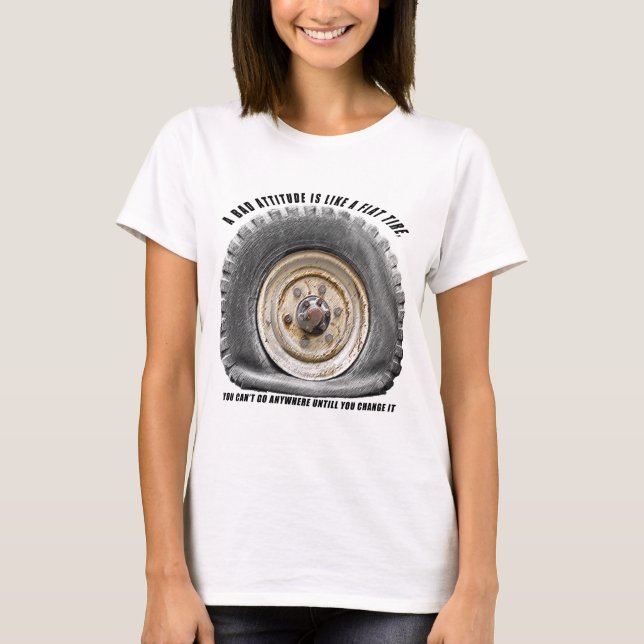 Schlechte Lage wie flacher Tritt T-Shirt (Vorderseite)