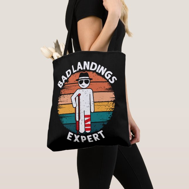 Schlechte Landung Experte gebrochenes Bein Knochen Tasche (Von Nahem)