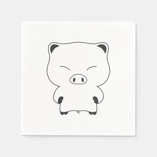 Schlechte Laune heute Napkins Serviette (Vorderseite)