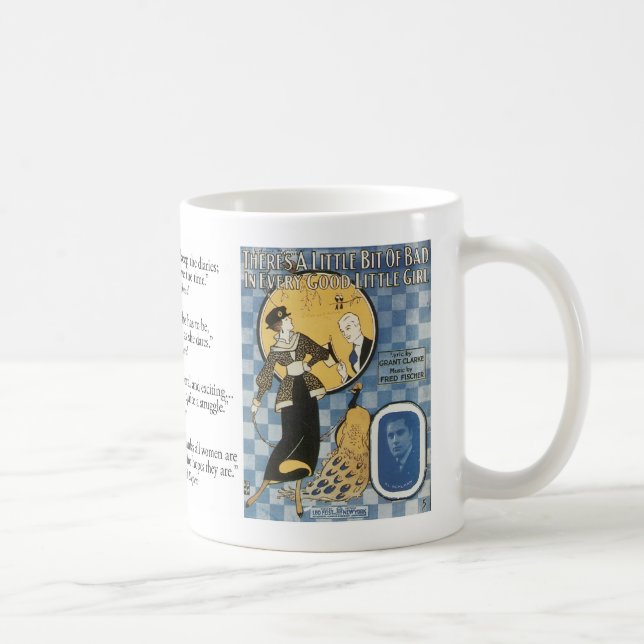 Schlechte Mädchen-Tasse Kaffeetasse (Rechts)