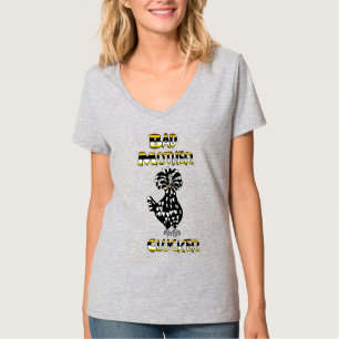 Schlechte Mutter Gackerin   Lustiges Huhn  T-Shirt