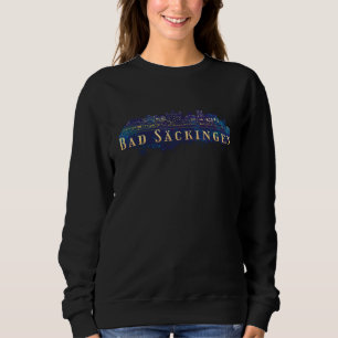 Schlechte Säckingen Deutschland Stadt Skyline Silh Sweatshirt