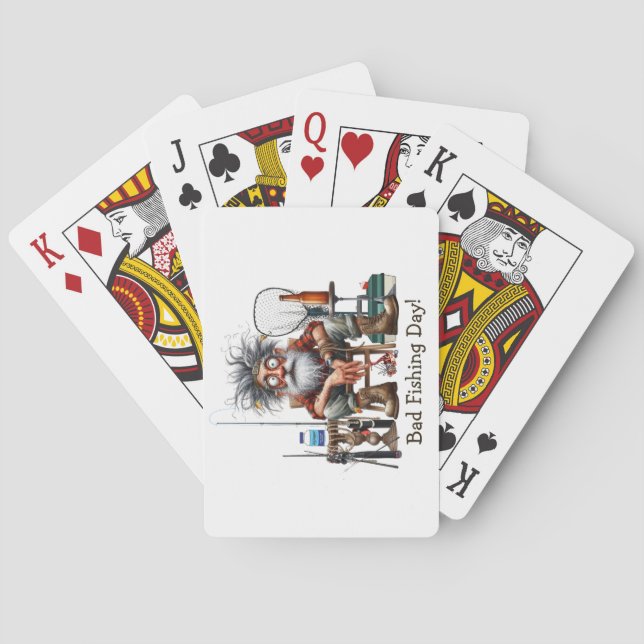 Schlechte Tageskarten Spielkarten (Rückseite)