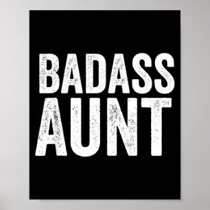 Schlechte Tante Geschenk Lustige neue Tante Idee N Poster