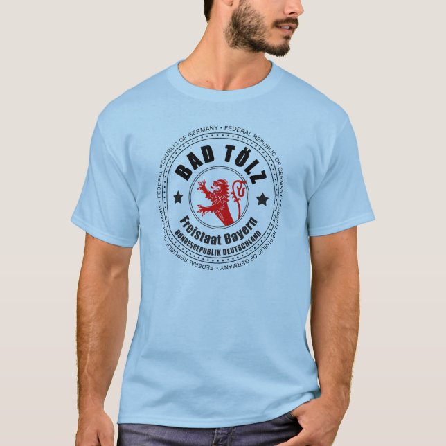 Schlechte Tolz Deutschland Pass-Briefmarke T-Shirt (Vorderseite)