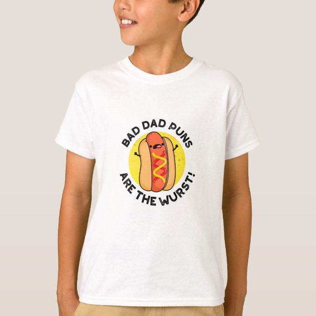 Schlechte Vater sind die Wurst-Funny-Wurst-Puppe T-Shirt (Vorderseite)