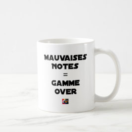 SCHLECHTE VERMERKE = over-GAMME - Wortspiele Kaffeetasse