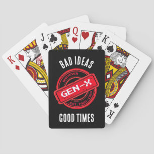 Schlechte Vorstellungen Gutes Times-Card-Set Spielkarten