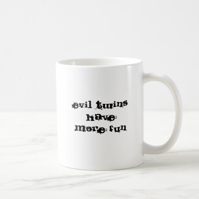 schlechte Zwillinge haben mehr Spaß, ich sind der Kaffeetasse (Rechts)