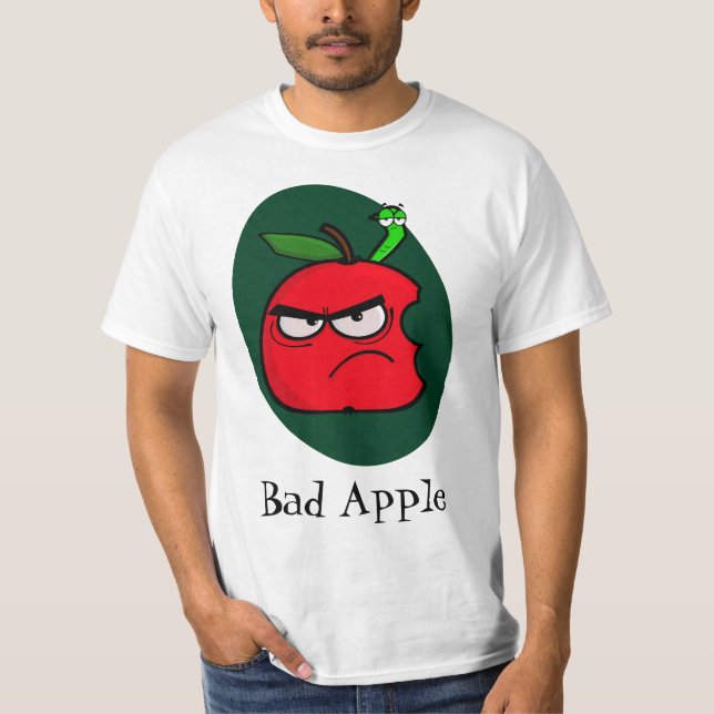 Schlechter Apple-Cartoon T-Shirt (Vorderseite)