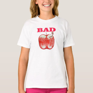 Schlechter Apple-Mädchen-T - Shirt