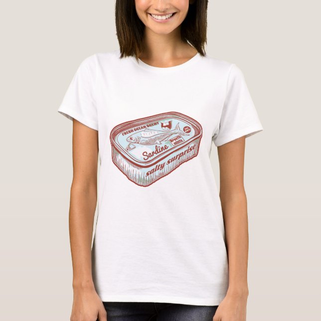 Schlechter Atem, lustige Sardinen T-Shirt (Vorderseite)