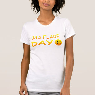 Schlechter Aufflackern-Tagesguter Tag T-Shirt