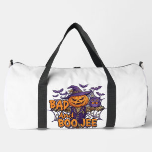 Schlechter Boo Jee Kürbis Vogelscheuche Lila Eule  Duffle Bag