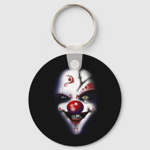 schlechter Clown beängstigendes Halloween Schlüsselanhänger