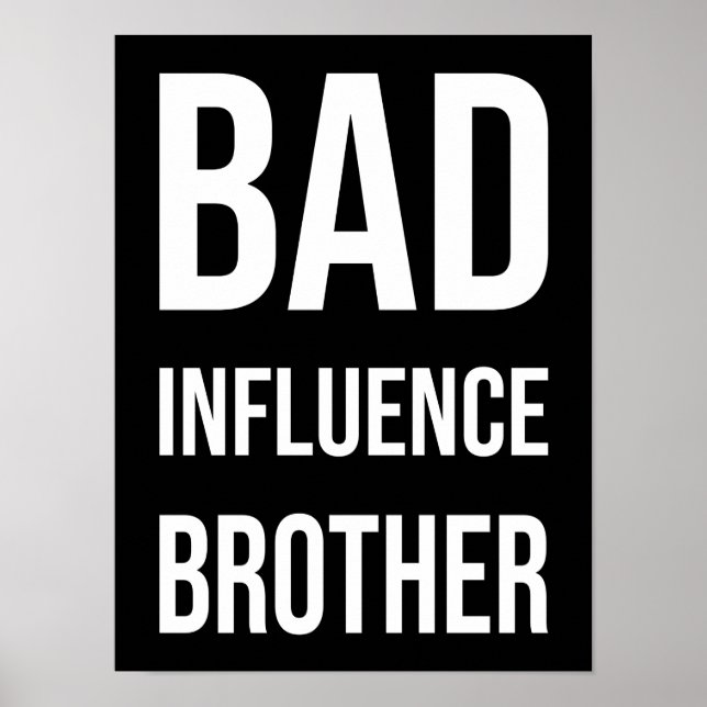 Schlechter Einfluss Bruder Poster (Vorne)