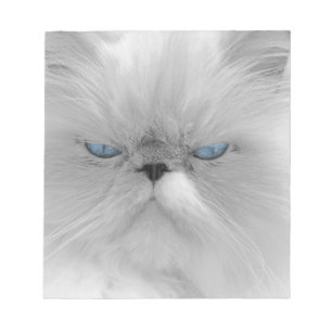 Schlechter Großvater der mürrischen Katze Notizblock