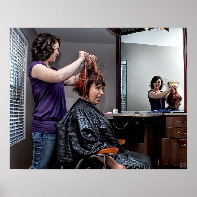 Schlechter Haartag Poster (Vorne)