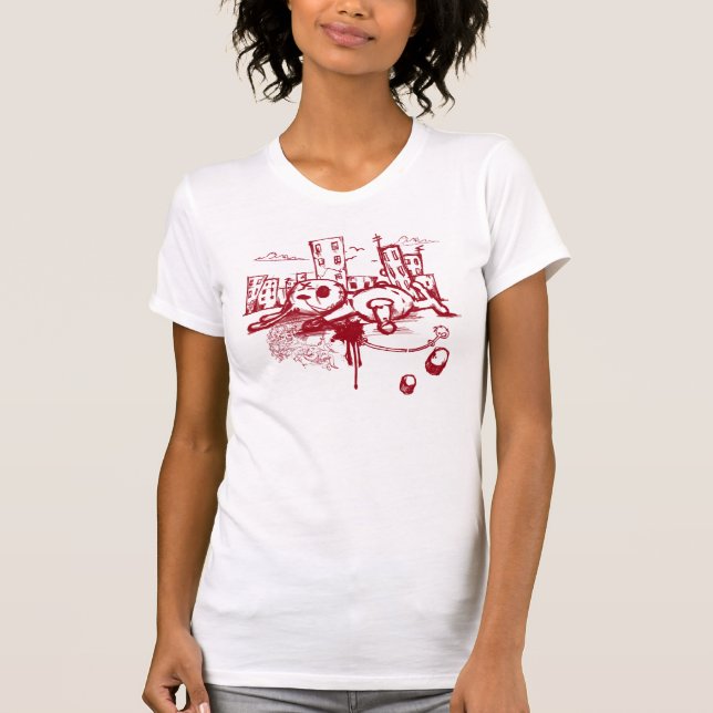 Schlechter Häschen-Behälter T-Shirt (Vorderseite)