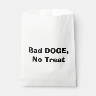 Schlechter Hund, keine Leckerei Geschenktütchen