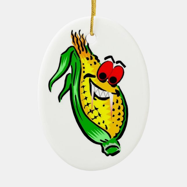 Schlechter Mais Keramik Ornament (Vorne)