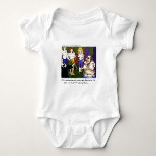 Schlechter Nasser T-Shirt-Wettbewerb Lustige Carto Baby Strampler