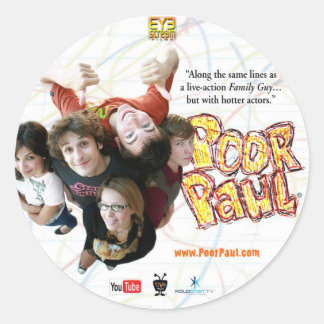 Schlechter Paul-Aufkleber Runder Aufkleber