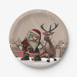 Schlechter Sanktkundenspezifischer PapierTeller 7"