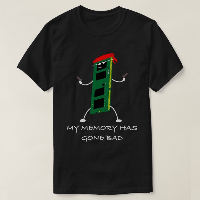 Schlechter Speicher T-Shirt (Design vorne)