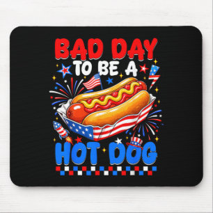 Schlechter Tag, um ein Hot Dog Lustiger Bbq-Grill  Mousepad