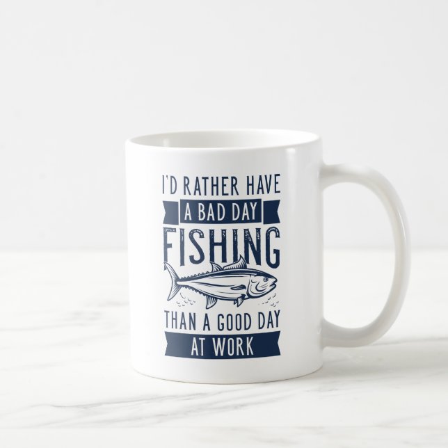 Schlechter Tagesfang Kaffeetasse (Rechts)
