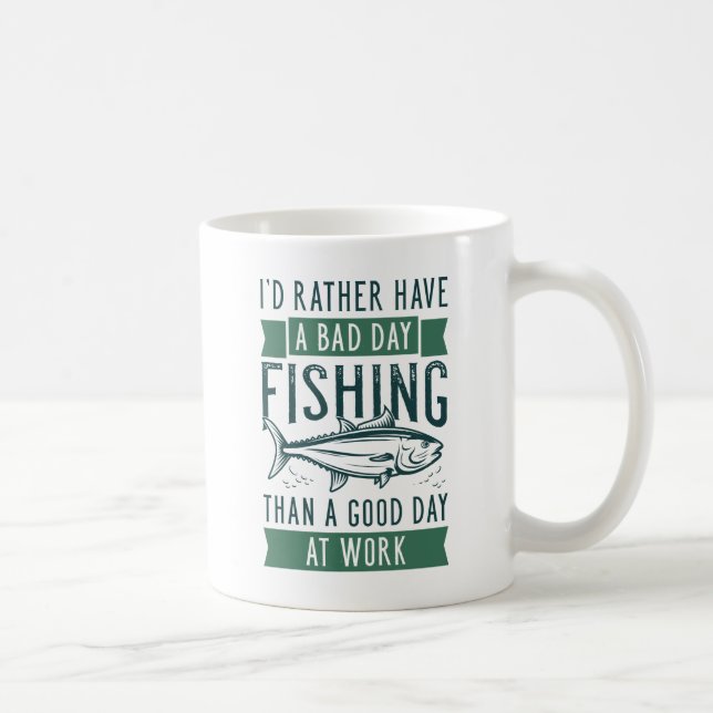 Schlechter Tagesfang Kaffeetasse (Rechts)