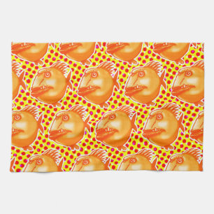 schlechter Typ hässlicher Cartoon Handtuch