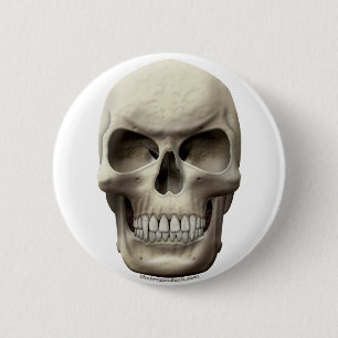 Schlechter vampirischer Schädel Button