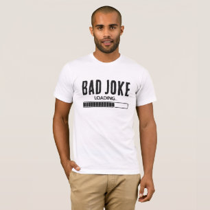 Schlechter Witz lädt - Cool Retro T-Shirt 
