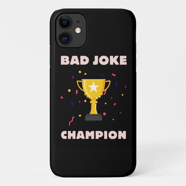 Schlechter Witze Champion Case-Mate iPhone Hülle (Rückseite)