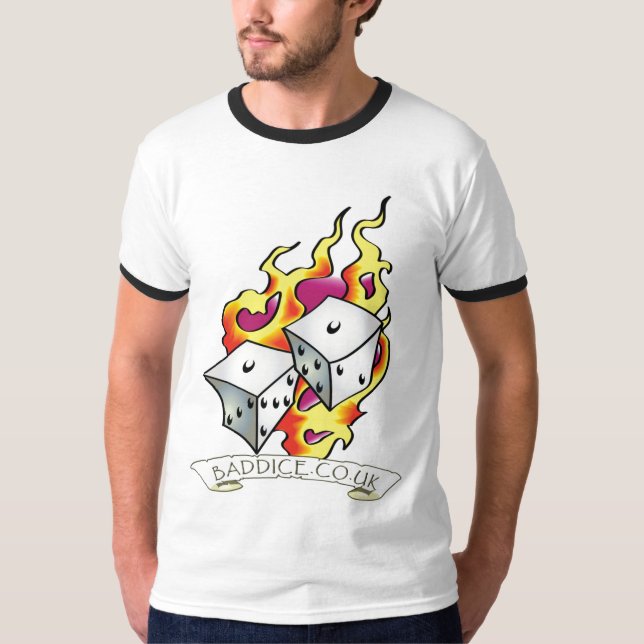 Schlechter Würfel-Wecker-T - Shirt (Vorderseite)