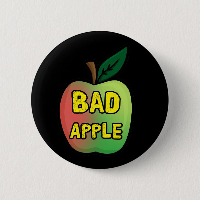 Schlechtes Apple Button (Vorderseite)