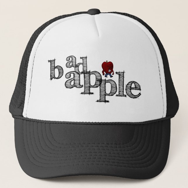 Schlechtes Apple Truckerkappe (Vorderseite)