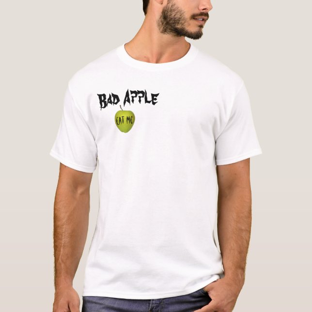 Schlechtes Apple (weiß) T-Shirt (Vorderseite)