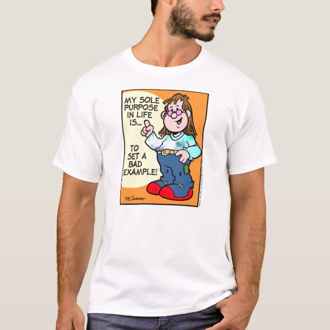Schlechtes Beispiel T-Shirt (Vorderseite)